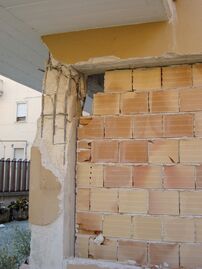 Gebäudeschaden Erdbeben L'Aquila 2009 (Bild: VKF, M. Jordi)