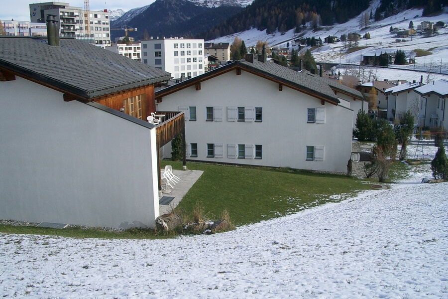 Prallwand mit Flügelmauer in Davos (GR).