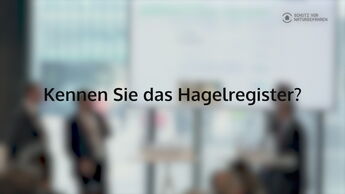 Video: Martin Jordi stellt das Hagelregister vor an der Swissbau 2018 Video: Martin Jordi stellt das Hagelregister vor an der Swissbau 2018